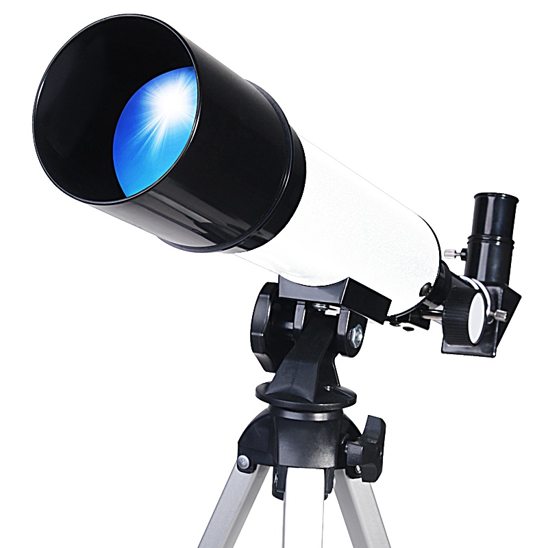 育空UKON天文望远镜儿童观星入门级小巧便携观星观景默认发白色非专业天文望远镜