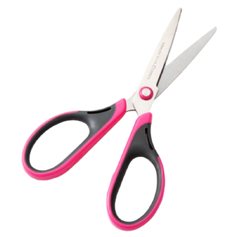 齐心(COMIX) 175mm舒适省力办公学生安全剪刀 颜色随机 办公文具B2768 单把价格