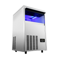夏新（AMOI）制冰机商用奶茶店KTV酒吧大型小型全自动方块造冰机家用 80KG商用制冰机 5*12格