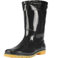 苏识 S-S045 雨鞋男士水鞋雨靴防滑防水水靴 高筒加绒(计价单位:双)黑