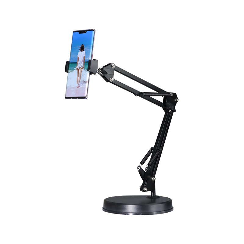ZNNCO手机支架桌面直播自拍追剧网课考研试床头可调节升降折叠伸缩旋转懒人抖音短视频悬臂支撑架神器[稳定升级款]自由调节