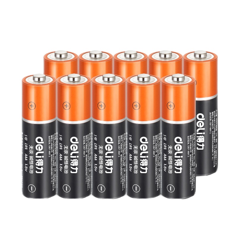 Zs-得力(deli) 5号电池 碱性干电池10粒装 18502