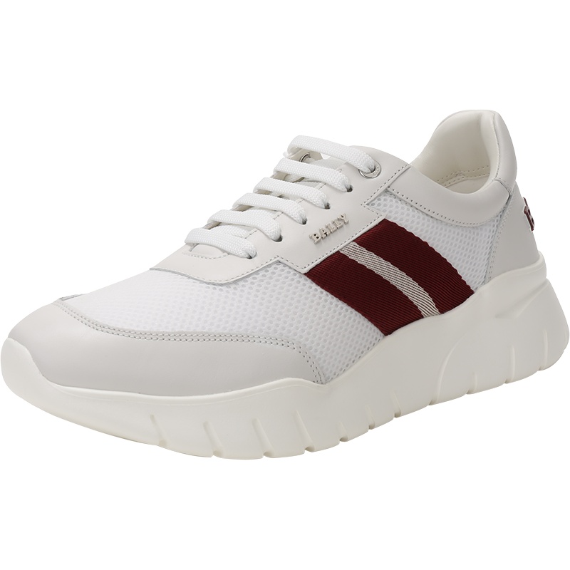 巴利 BALLY 男士 织物配皮系带休闲运动鞋BLERRY T