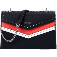 欧米omi时尚包包女2019新款撞色链条包韩版单肩斜挎包休闲少女包