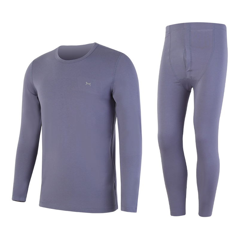 猫人秋冬棉竹保暖内衣男内衣打底秋衣秋裤男女情侣套装