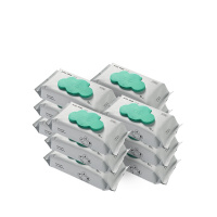 babycare婴儿手口专用湿巾宝宝湿纸巾 手口湿巾70抽带盖*12连包 3106