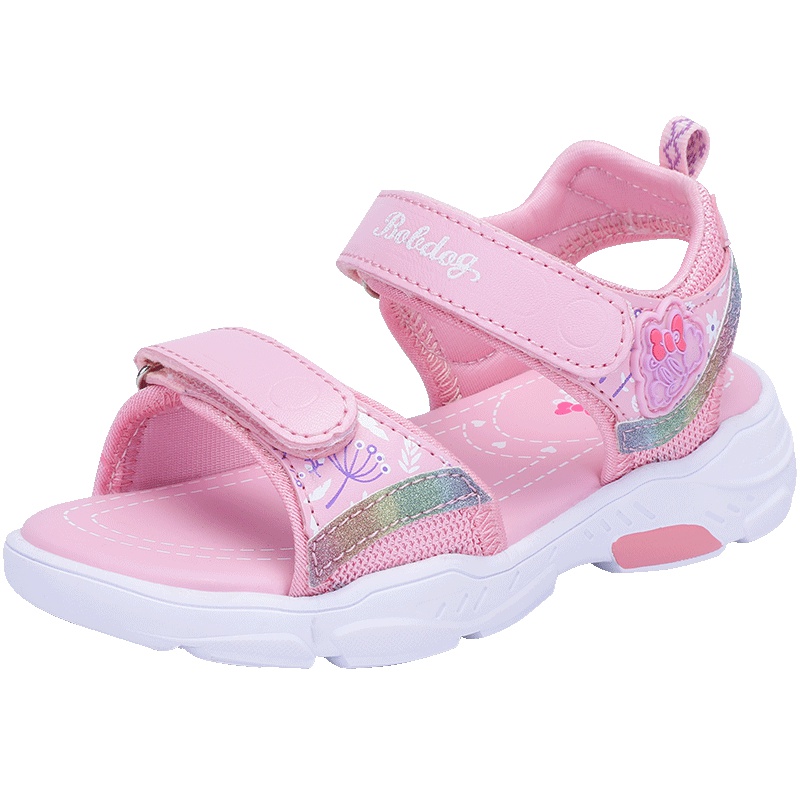 巴布豆童鞋女童凉鞋2019韩版时尚中大童小公主鞋儿童鞋子