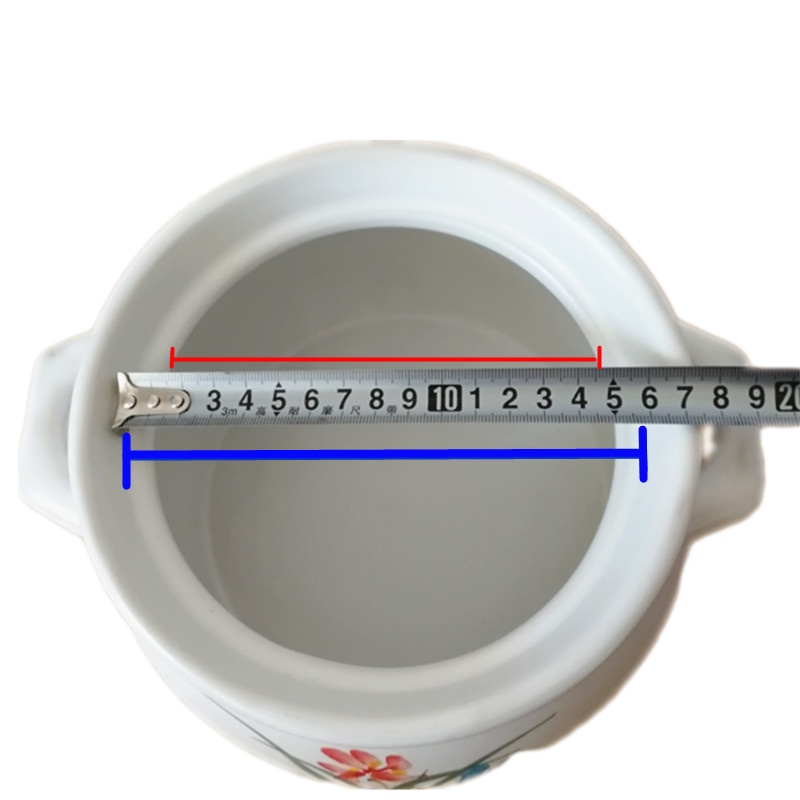 陶瓷砂锅盖子配件砂锅盖药壶盖炖锅汤煲沙锅盖壶砂锅锅盖 67号盖子直径21.5CM无卡槽白色黑、白色可以选择