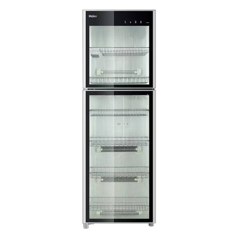 海尔(Haier)300L立式消毒柜ZTD300-F 红外线高温消毒，双层光波物理消毒，二星级消毒标准，家用大容量消毒柜