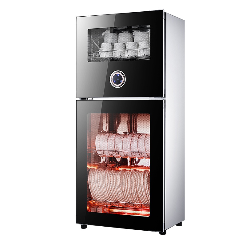 凡萨帝 (Fasato)消毒柜 家用立式小型台式高温消毒碗柜 商用双开门不锈钢保洁柜 ZTP-138 四到六人家庭适用