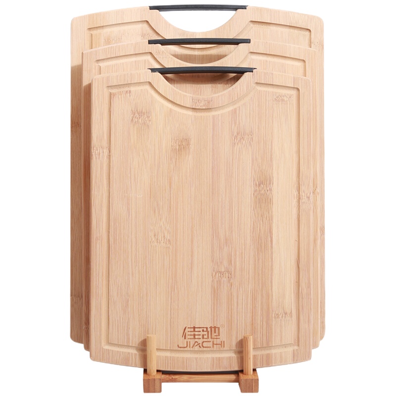 佳驰竹工艺砧板圆弧菜板水果板辅食板3件套JC-2113（40*30*1.7+36*26*1.7+33*24*1.7cm）