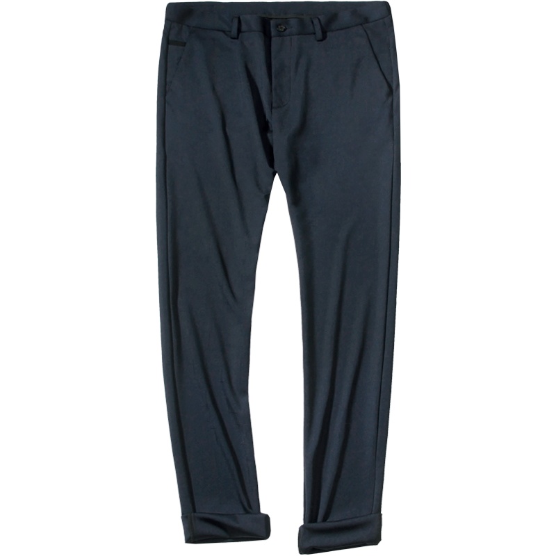 千纸鹤裤子男2019夏季新款韩版潮流纯色针织四面弹休闲裤70170