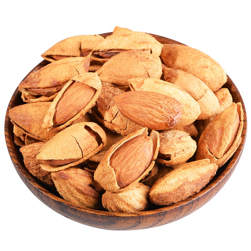 [康梦]新货巴旦木大颗粒袋装120g手剥坚果零食特产