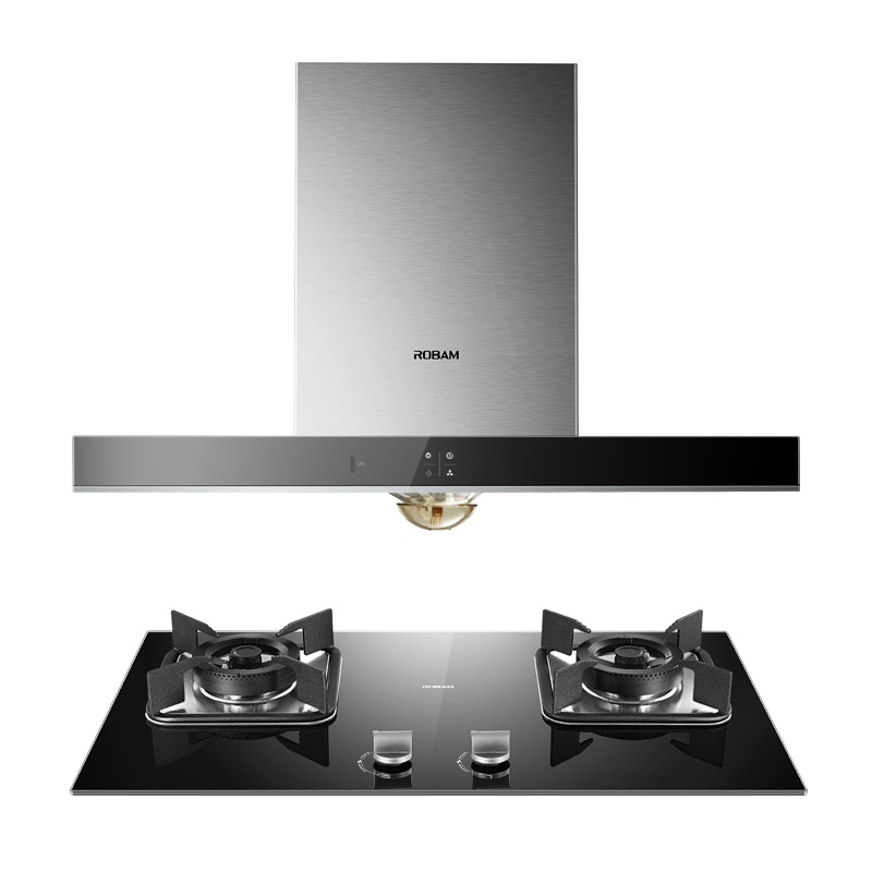 老板(ROBAM) 烟灶套装 20立方油烟机 4.5kW火力灶具套装67X2H+32B6X(天然气)