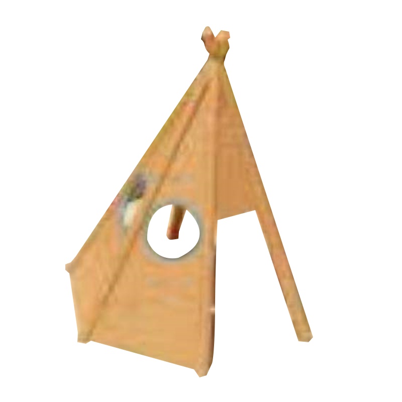 户外游乐实木三角屋幼儿园