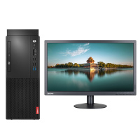 联想(Lenovo) 启天M427台式电脑23英寸TE23-10液晶(i5-8500 4GB 1TB+128GBSSD rambo光驱 2G独显 W10h 三年保修 硬盘升级)