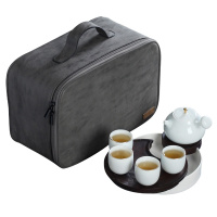 大润窑(DA RUN YAO) 茶具 日月合璧 旅行6件套 茶壶 茶杯（单位：套）