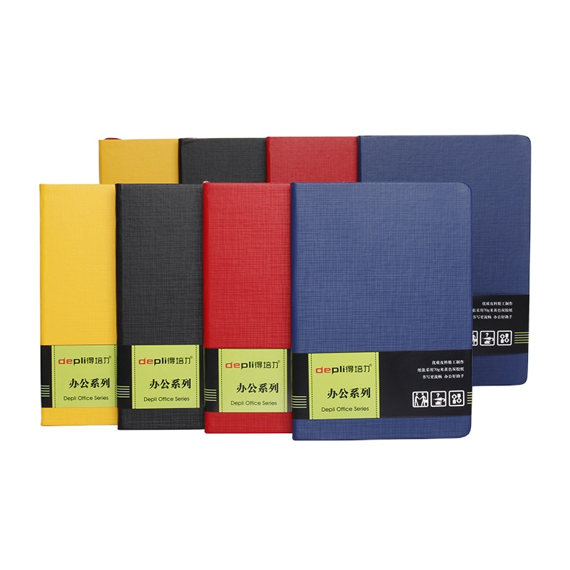 得培力(Depli) D-4019 25K 100页记事本 笔记本 记录本 蓝色
