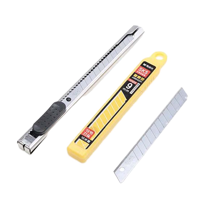 晨光 普惠型美工刀片ASSN2231 9mm 10片/盒 单盒装(起订量不足10盒不发货)