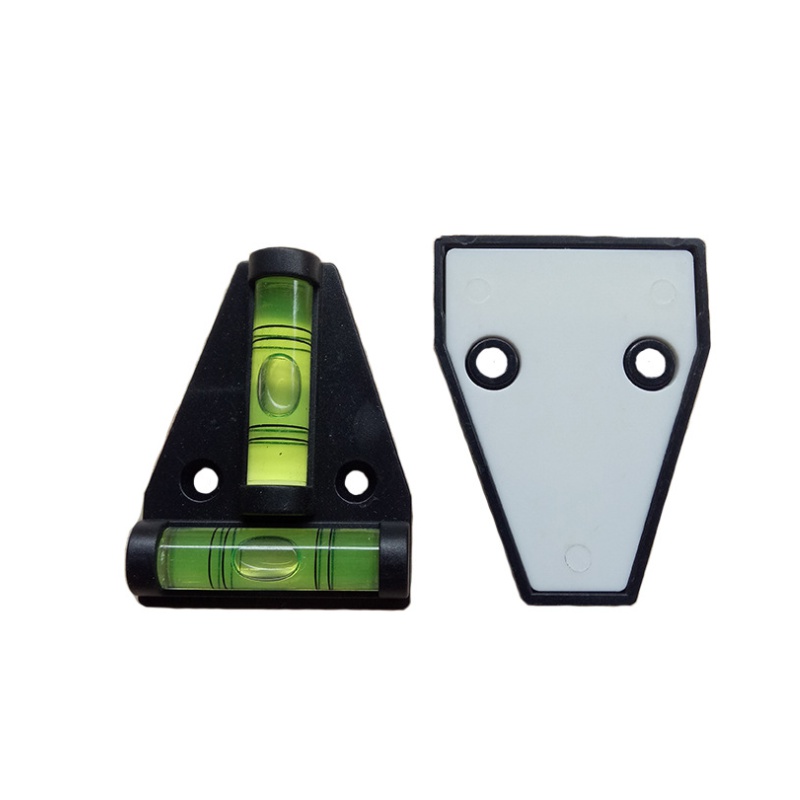 T形三角形双向带安装孔水平仪水平泡平台平衡测量