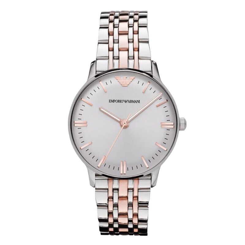 阿玛尼(ARMANI)手表 罗马刻度贝母女表 商务正装钢带石英腕表 时尚简约正装女士钢带手表 AR1603