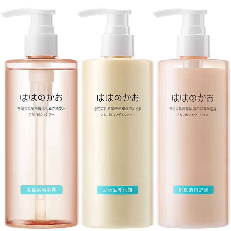 亲润MOM FACE洗发沐浴豆乳滋养孕妇洗浴3件套孕妈护肤