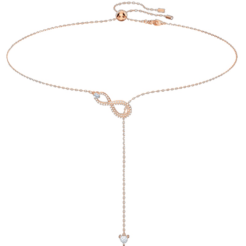 【直营】王一博同款系列 SWAROVSKI施华洛世奇INFINITY Y形女士人造水晶项链送恋人