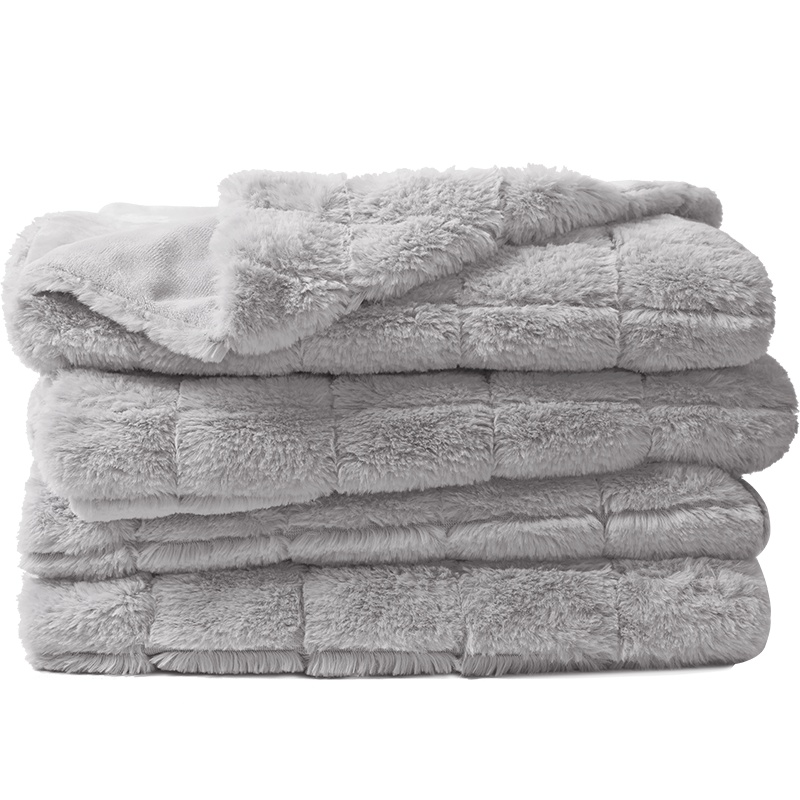 ladysoft御棉堂超柔水晶绒长绒130*150/150*200cm 仿兔毛感绒毯