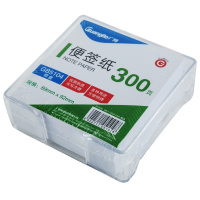 广博(GuangBo) GB5104 盒装便条纸 4盒 300张/盒 便签纸 空白便利贴 带座长方形便签本