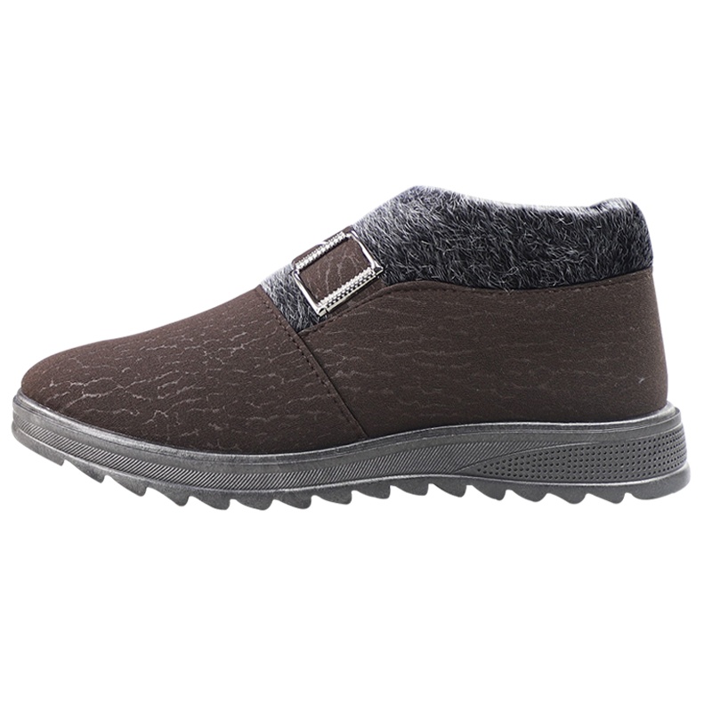 双星冬季男士棉鞋加绒保暖居家拖鞋女士包后跟加厚底棉鞋DS1170