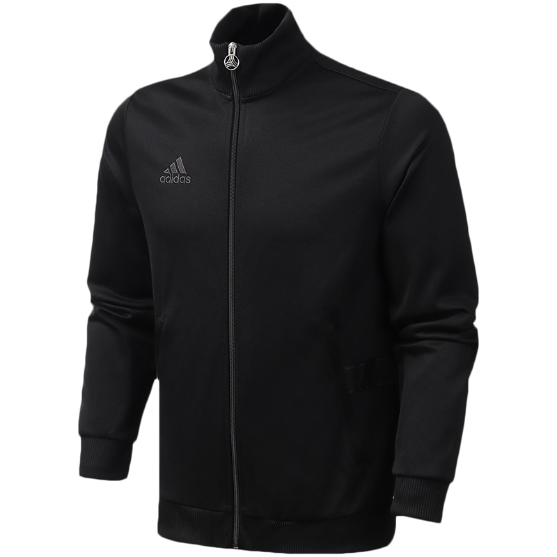 阿迪达斯男服夹克外套跑步训练立领足球休闲运动服DY5826