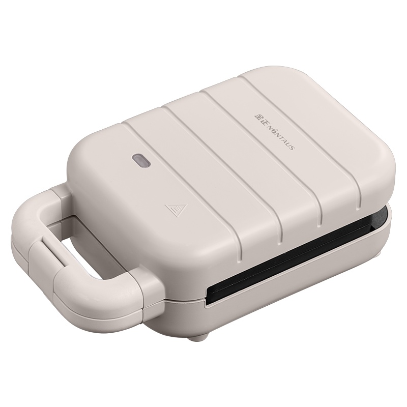 金正(NiNTAUS)三明治机米白色双盘 家用多功能轻食机网红华夫饼早餐机 带三明治盘 华夫饼盘 三明治炉JZK-601