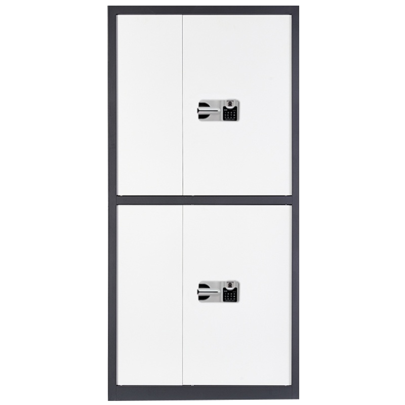 鑫虎威 办公家具电子保密柜钢制文件柜密码锁档案办公柜资料柜套色防盗柜通双节国宝指纹锁