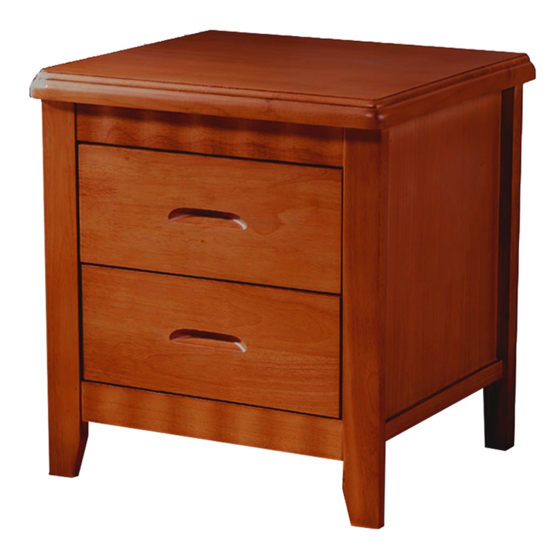 实木现代简约中式油漆款床头柜