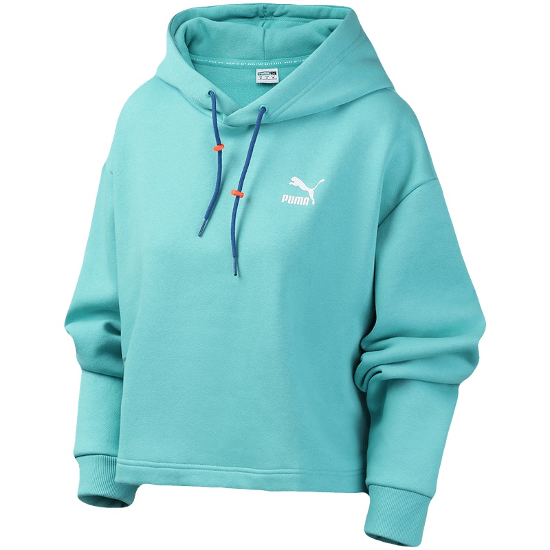 PUMA彪马女装运动服休闲时尚连帽卫衣596742