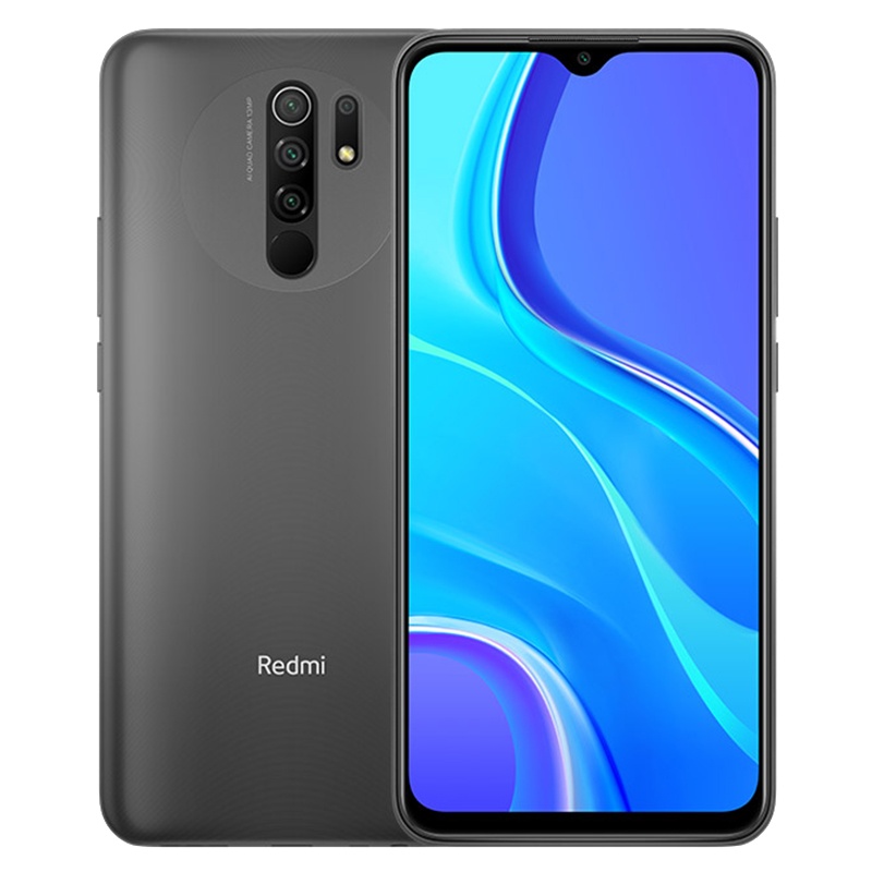 小米 红米 Redmi 9 全场景AI四摄 高性能游戏芯 5020mAh大电量 4G全网通手机 4GB+64GB 碳素黑