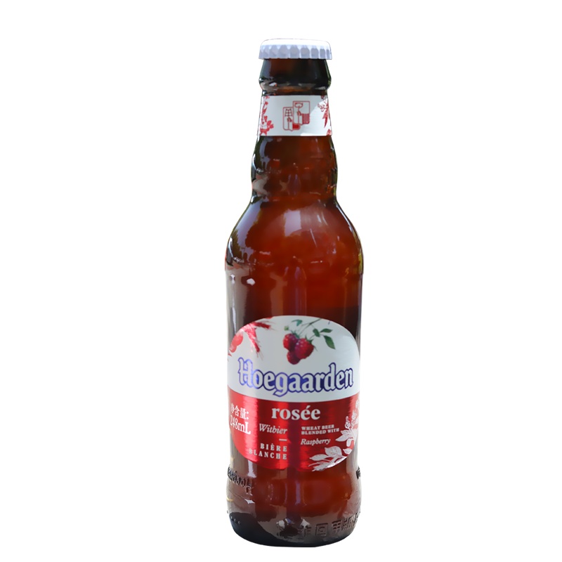 Hoegaarden福佳玫瑰红精酿啤酒248ml*24瓶整箱装