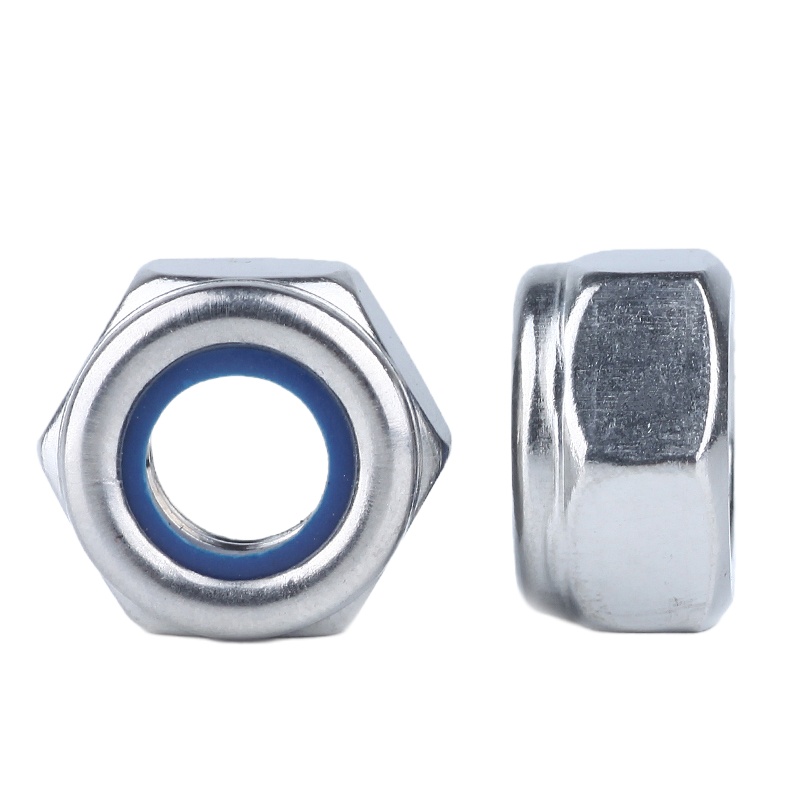 滏瑞 304不锈钢六角锁紧螺母 6mm(100个装/包)