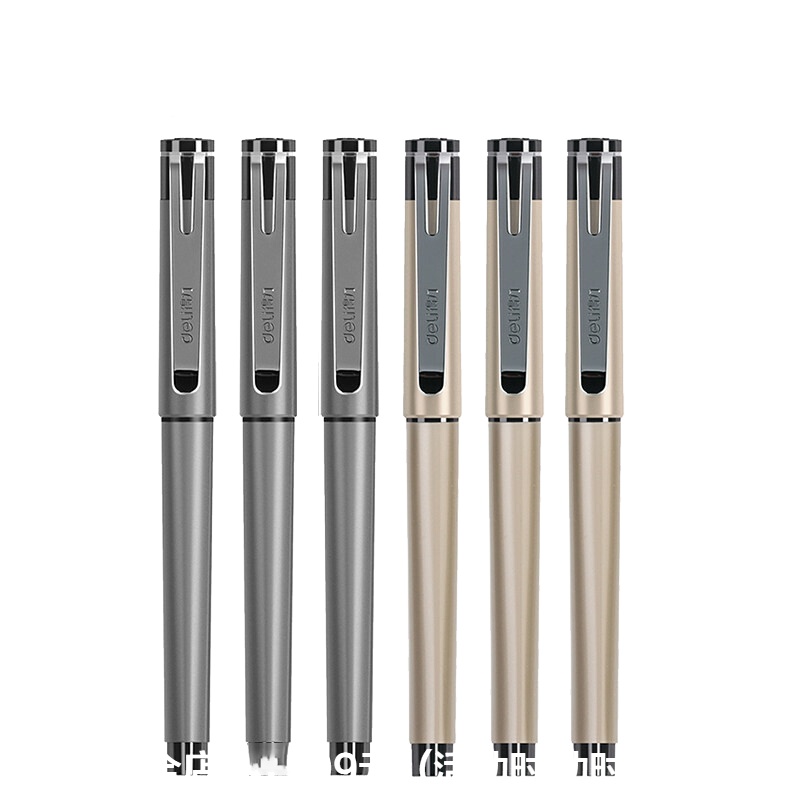 得力(deli)S96中性笔0.7mm(黑) 12支装