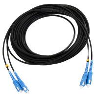 企购优品耐磨军用光缆单模双芯双芯超柔软室外光纤线 5.0MM单模双芯SC-SC 20米