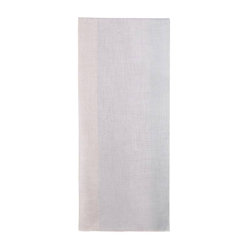 鄂尔多斯ERDOS 纯山羊绒精纺保暖轻薄秋冬女款围巾披肩