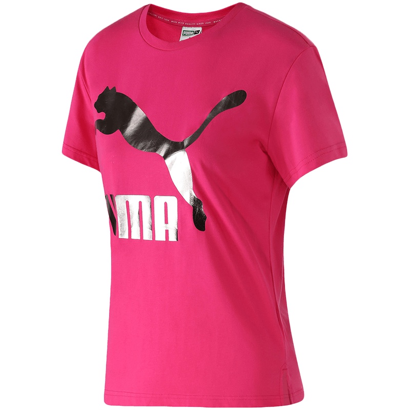 【自营】PUMA彪马女装运动服休闲服圆领大LOGO短袖T恤579406