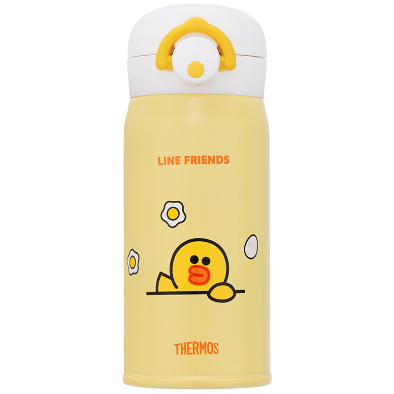 膳魔师(THERMOS)儿童保温杯不锈钢直饮保温杯轻量便携儿童保温保冷水杯学生户外运动水杯350MLJNR-353LF