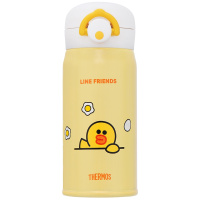 膳魔师(THERMOS)儿童保温杯不锈钢直饮保温杯轻量便携儿童保温保冷水杯学生户外运动水杯350MLJNR-353LF
