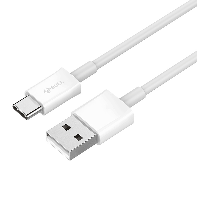 公牛(BULL)GNV-J610白色数据线全长1米USB转接头充电线支持3A快充三星华为小米等