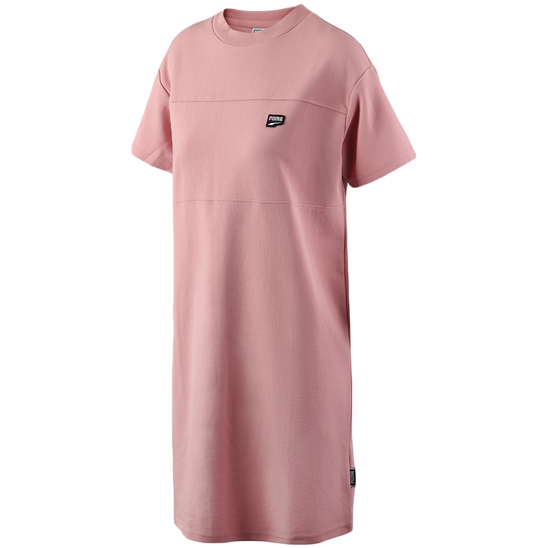 PUMA彪马女装 时尚运动服跑步健身休闲圆领短袖连衣裙59599614