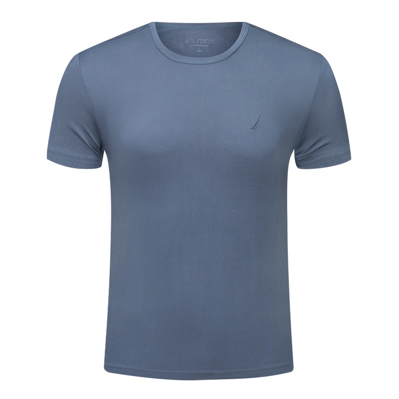 诺帝卡NAUTICA UNDERWEAR男士夏季圆领铜氨纤维冰爽家居短袖