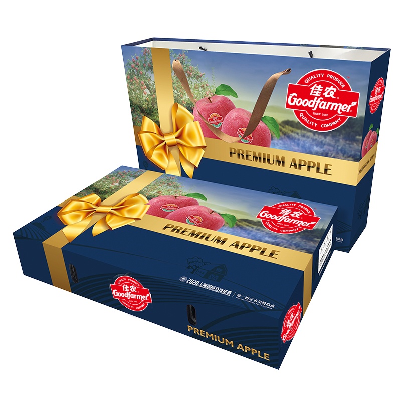 [Super会员推荐]佳农山东特级富士苹果4KG礼盒装生鲜水果80mm-85mm超大果