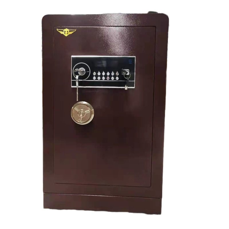 定制保险柜三层棕色