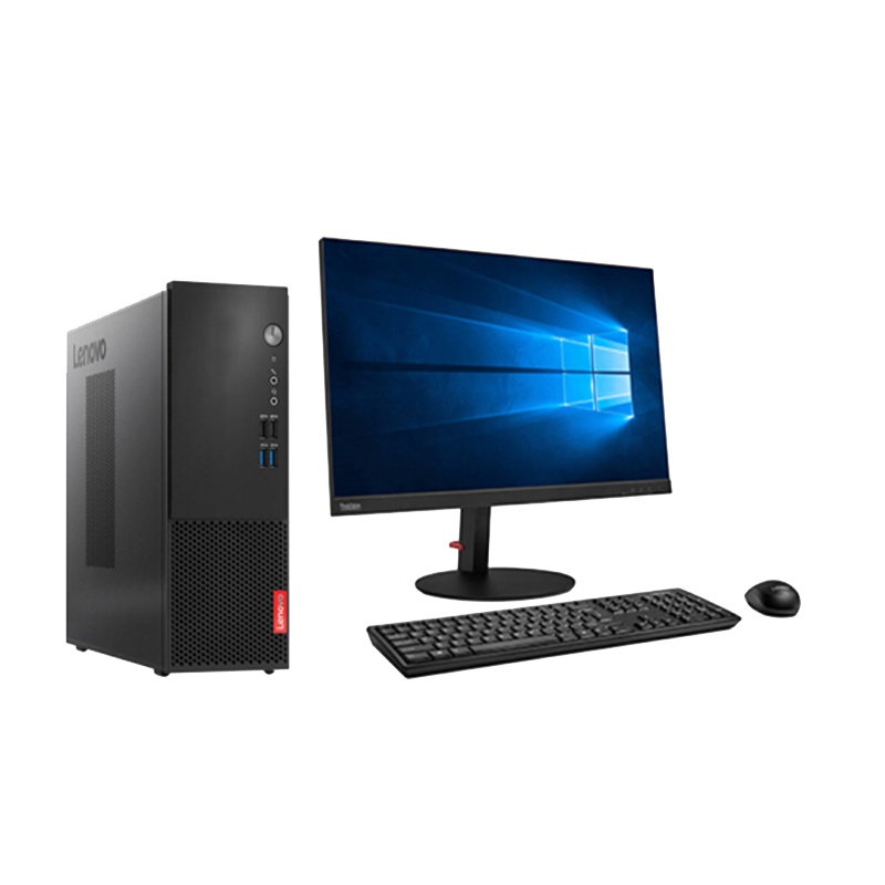 联想(Lenovo)启天M420C 台式电脑 23英寸 I5-9500/4G/1T/无光驱/Win10/23LCD(商用办公 企业采购)